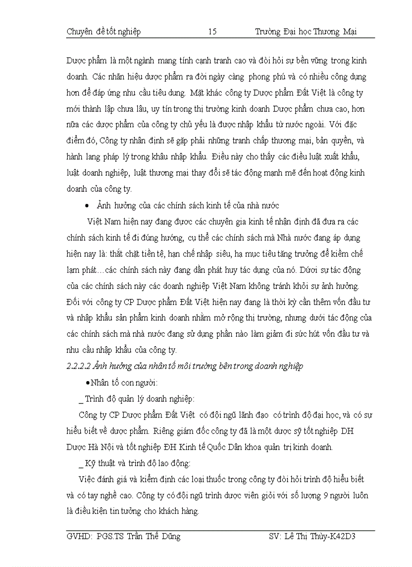 image for page Phân tích hiệu quả sử dụng vốn kinh doanh và các giải pháp nâng cao hiệu quả sử dụng vốn kinh doanh tại công ty CP Dược phẩm Đất Việt 3