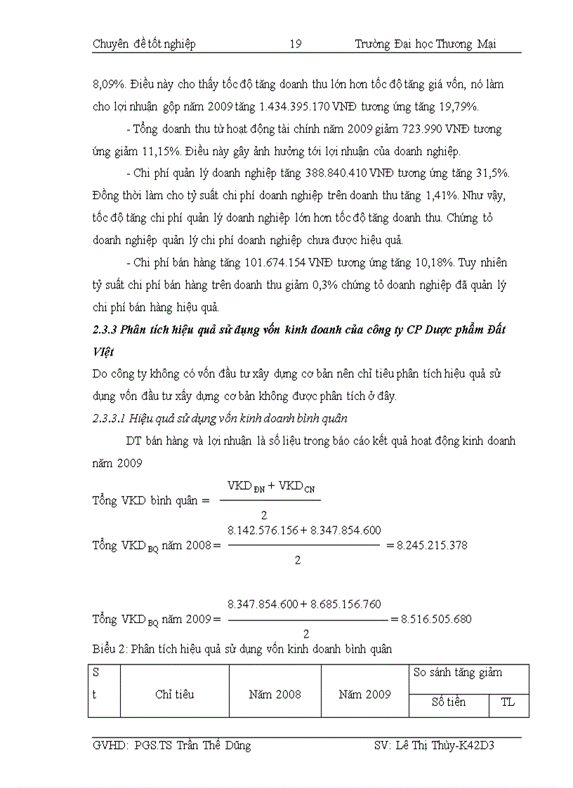 image for page Phân tích hiệu quả sử dụng vốn kinh doanh và các giải pháp nâng cao hiệu quả sử dụng vốn kinh doanh tại công ty CP Dược phẩm Đất Việt 3