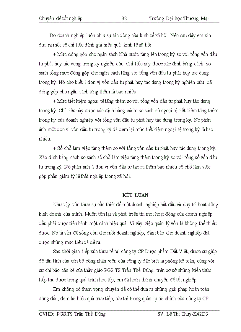 image for page Phân tích hiệu quả sử dụng vốn kinh doanh và các giải pháp nâng cao hiệu quả sử dụng vốn kinh doanh tại công ty CP Dược phẩm Đất Việt 3