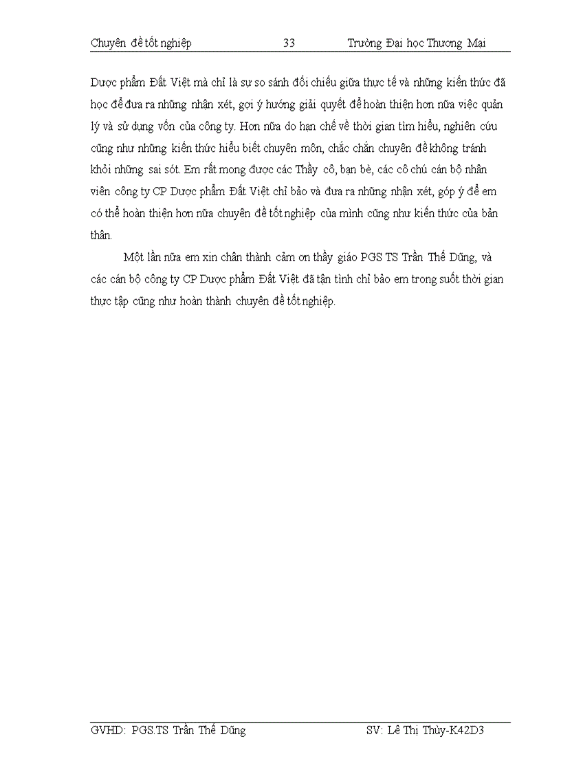 image for page Phân tích hiệu quả sử dụng vốn kinh doanh và các giải pháp nâng cao hiệu quả sử dụng vốn kinh doanh tại công ty CP Dược phẩm Đất Việt 3