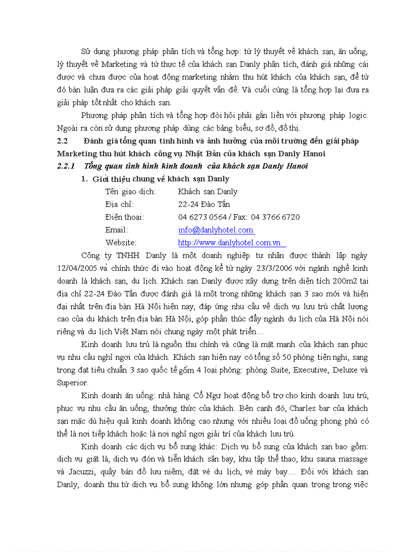 image for page Giải pháp marketing thu hút khách công vụ Nhật Bản của khách sạn Danly Hà Nội 4