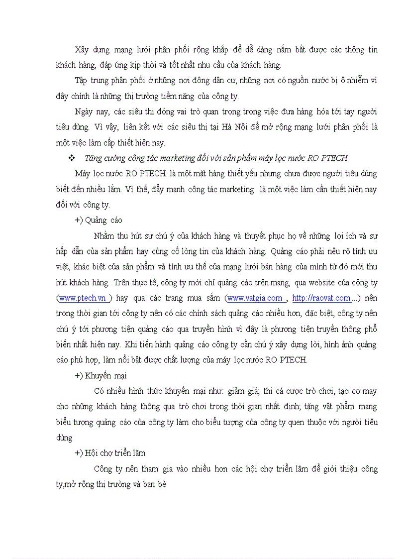 image for page Phân tích và dự báo cầu về sản phẩm máy lọc nước tinh khiết RO của công ty cổ phần Công nghệ cấp thoát nước và môi trường trên địa bàn Hà Nội đến năm 2015 4