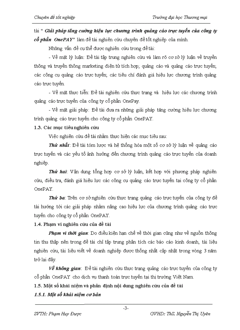 image for page Giải pháp tăng cường hiệu lực chương trình quảng cáo trực tuyến của công ty cổ phần OnePAY