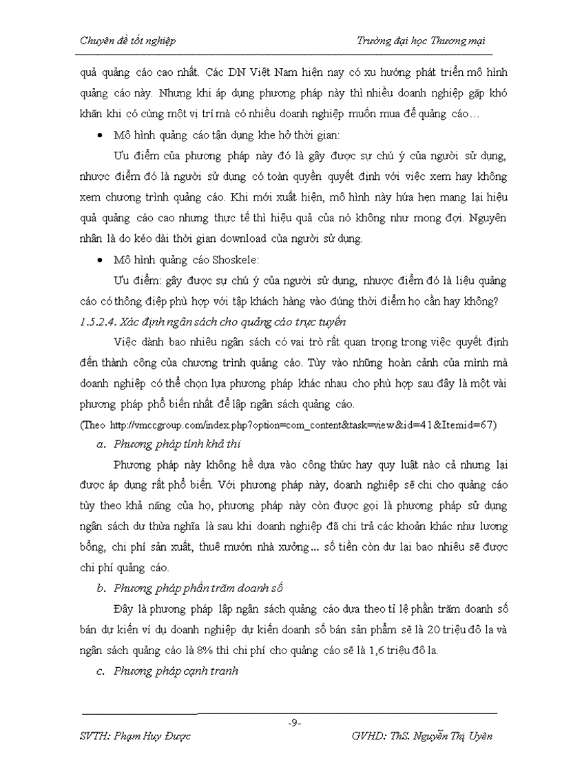 image for page Giải pháp tăng cường hiệu lực chương trình quảng cáo trực tuyến của công ty cổ phần OnePAY