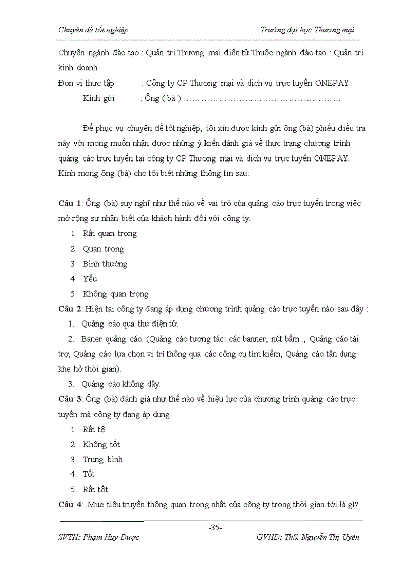 image for page Giải pháp tăng cường hiệu lực chương trình quảng cáo trực tuyến của công ty cổ phần OnePAY