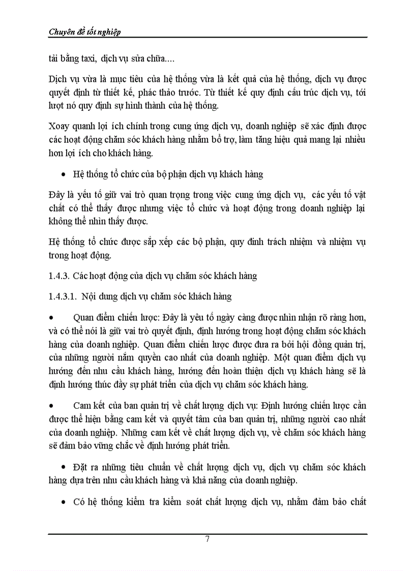image for page Hoàn thiện dịch vụ chăm sóc khách hàng tại công ty tnhh một thành viên mai linh nam định 3