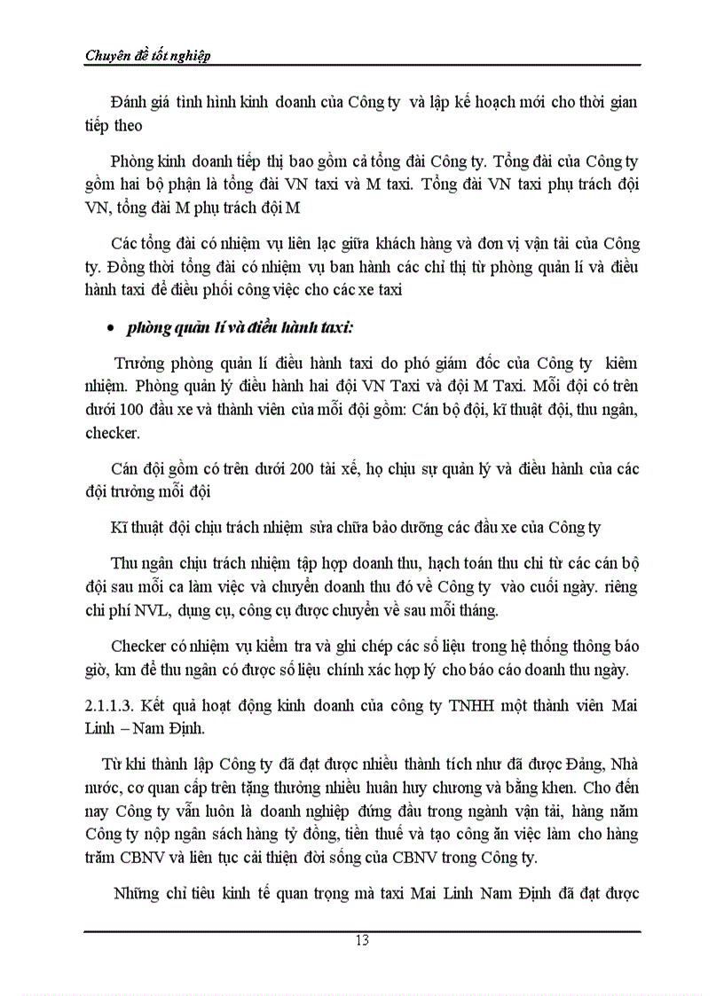 image for page Hoàn thiện dịch vụ chăm sóc khách hàng tại công ty tnhh một thành viên mai linh nam định 3