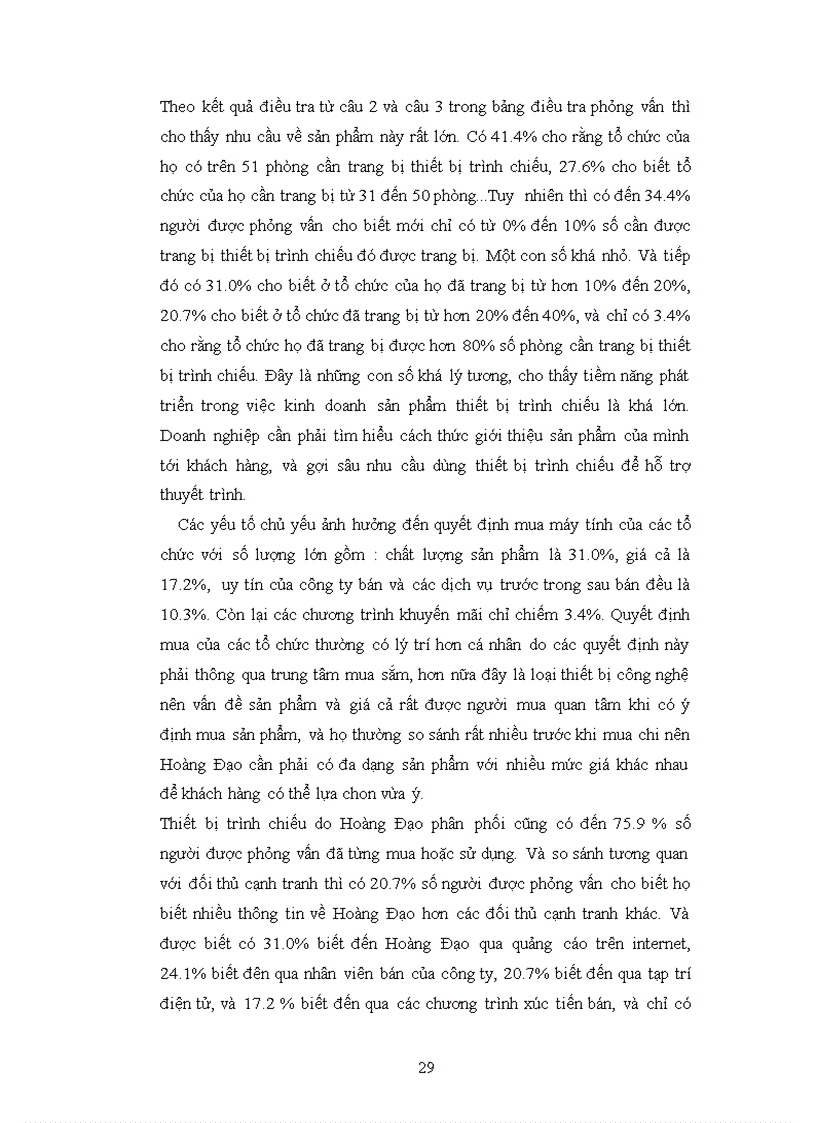 image for page Phát triển phối thức xúc tiến thương mại sản phẩm thiết bị trình chiếu của công ty Cổ phần Đầu tư Hoàng Đạo trên thị trường Miền Bắc 3