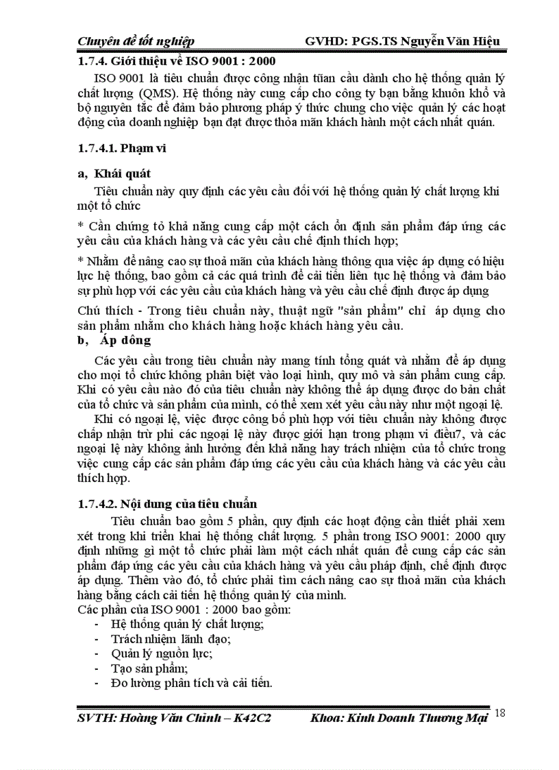 image for page Nghiên cứu áp dụng Hệ thống quản lý chất lượng theo tiêu chuẩn ISO 9001 2000 tại công ty Cổ phần thương mại và đầu tư An Hải 6