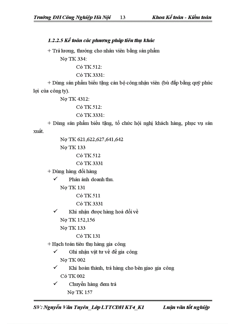 image for page Hoàn thiện kế toán tiêu thụ thành phẩm và xác định kết quả tại công ty TNHH Việt Hàn 4
