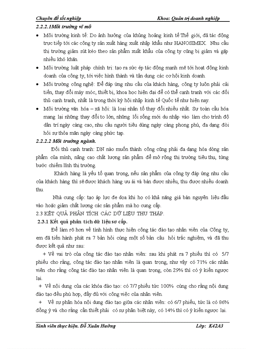 image for page Đẩy mạnh công tác đào tạo nhân viên tại Tổng công ty Cổ phần Dệt may Hà Nội Hanosimex 6