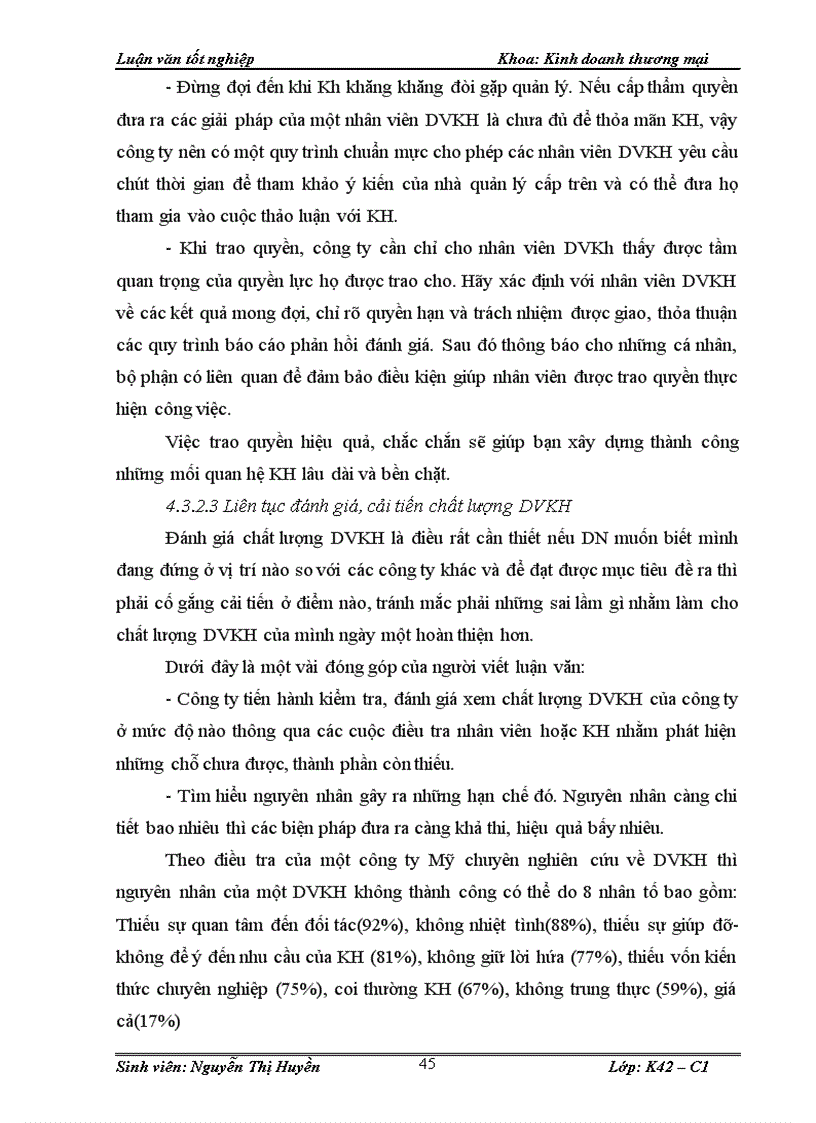 image for page Tăng cường hiệu lực quy trình kiểm soát chất lượng dvkh của công ty tnhh b h quốc tế