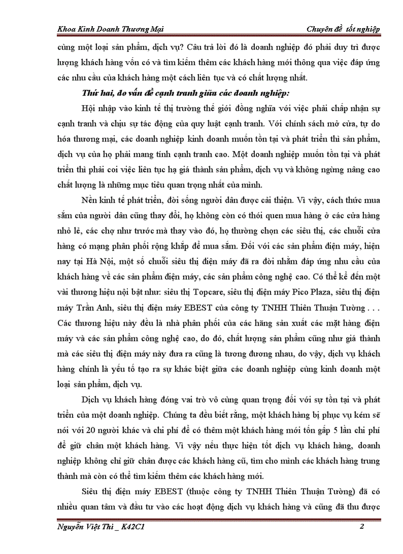 image for page Giải pháp quản trị nâng cao chất lượng dịch vụ khách hàng tại công ty TNHH Thiên Thuận Tường chi nhánh siêu thị điện máy EBEST 3