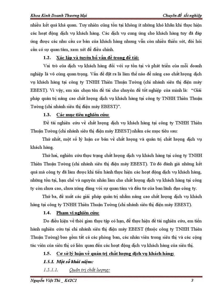 image for page Giải pháp quản trị nâng cao chất lượng dịch vụ khách hàng tại công ty TNHH Thiên Thuận Tường chi nhánh siêu thị điện máy EBEST 3