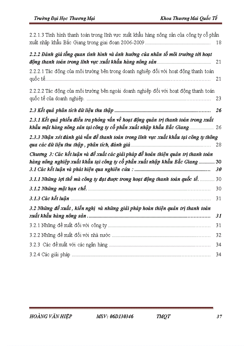 image for page Hoàn thiện quản trị thanh toán xuất khẩu hàng nông sản tại công ty cổ phần xuất nhập khẩu Bắc Giang 6