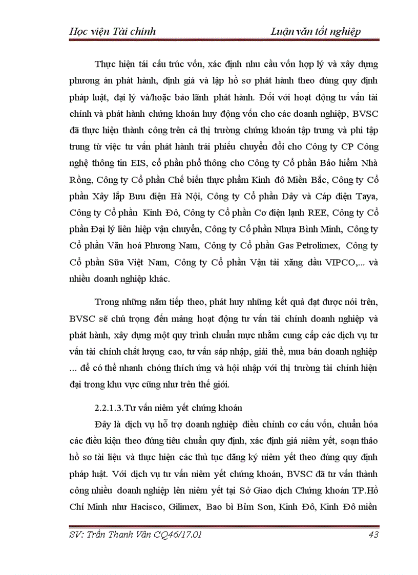 image for page Nâng cao hiệu quả hoạt động tư vấn của Công ty Cổ phần chứng khoán Bảo Việt BVSC 6