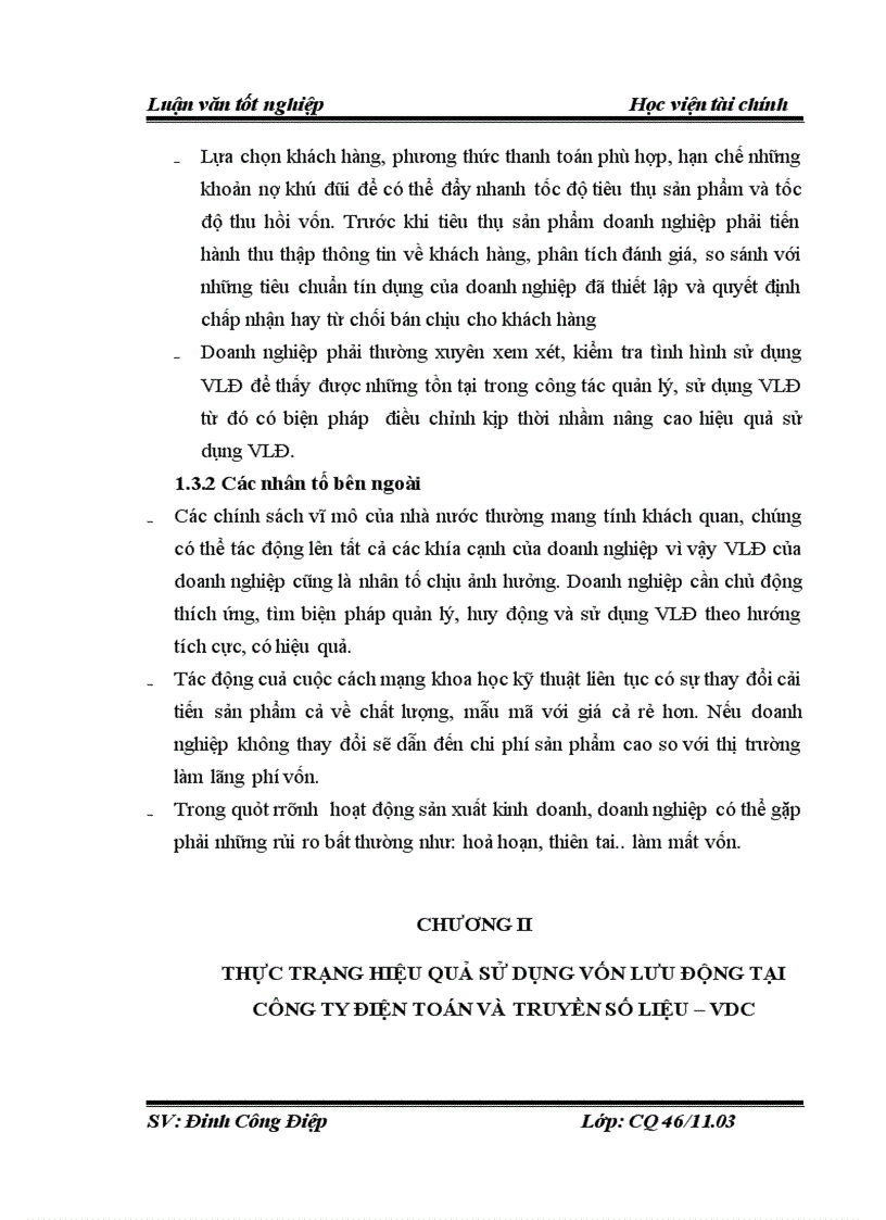 image for page Vốn lưu động và hiệu quả sử dụng Vốn lưu động tại công ty Điện toán và truyền số liệu VDC 6