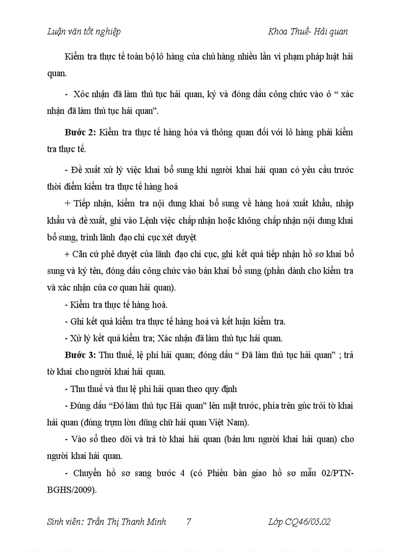 image for page Thực hiện quản lý rủi ro trong qui trình thủ tục hải quan đối với hàng hoá xuất khẩu nhập khẩu thương mại tại Chi cục Hải quan Gia Thuỵ 1