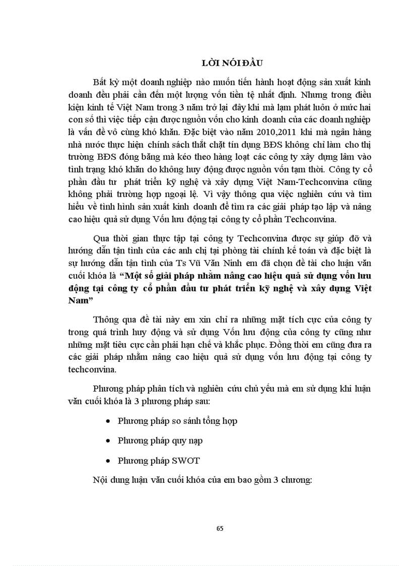 image for page Một số giải pháp nhằm nâng cao hiệu quả sử dụng vốn lưu động tại công ty cổ phần đầu tư phát triển kỹ nghệ và xây dựng Việt Nam 1
