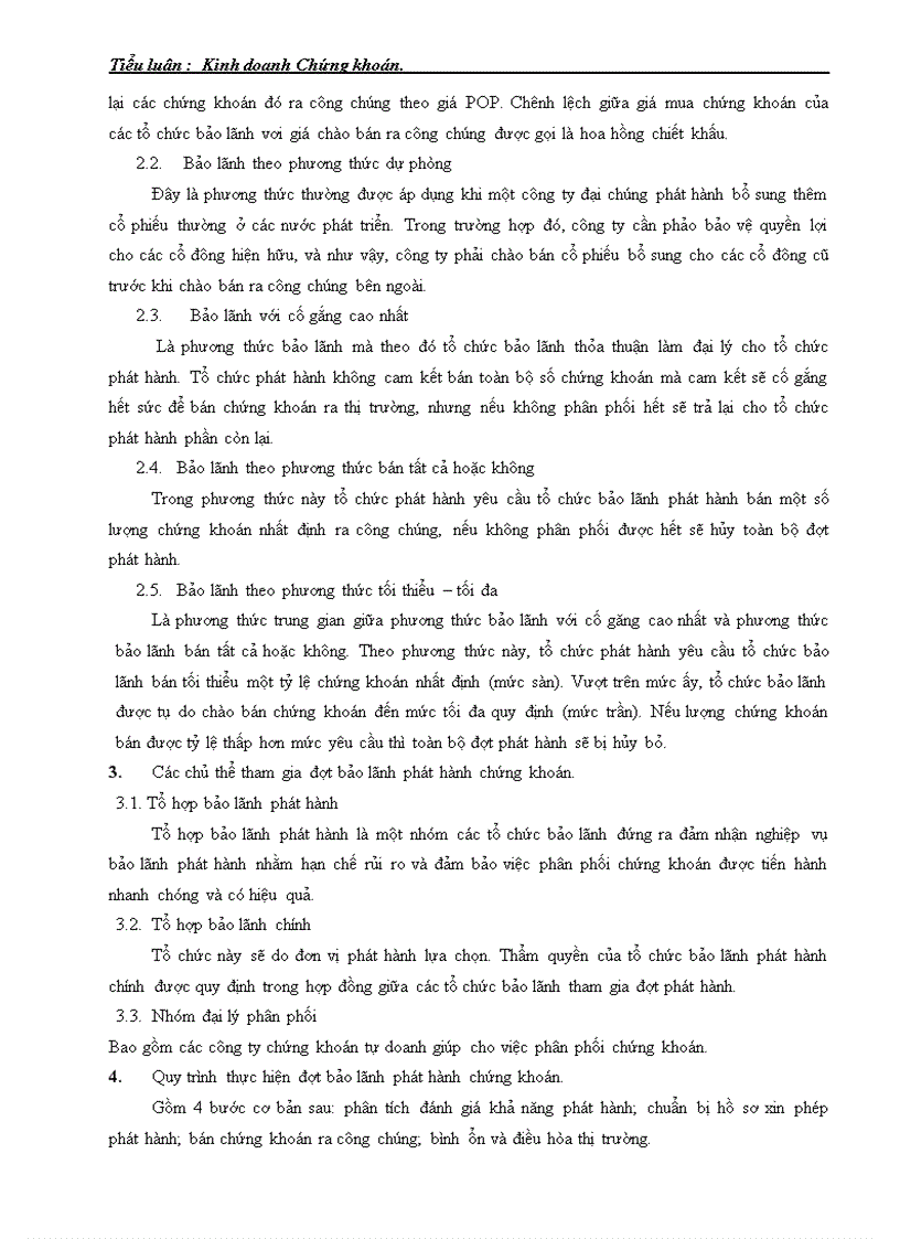 image for page Đề tài hoạt động bảo lãnh phát hành chứng khoán tại công ty chứng khoán ngân hàng đầu tư phát triển việt nam thực trạng và giải pháp