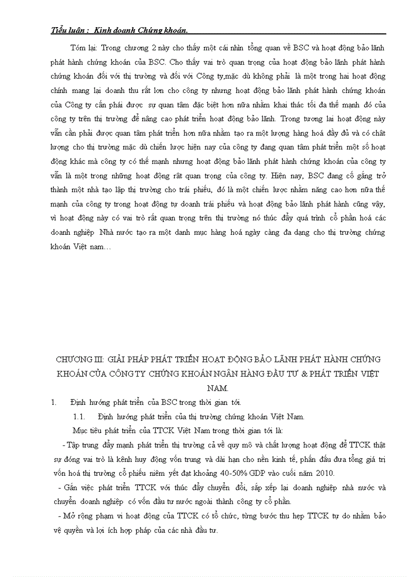 image for page Đề tài hoạt động bảo lãnh phát hành chứng khoán tại công ty chứng khoán ngân hàng đầu tư phát triển việt nam thực trạng và giải pháp