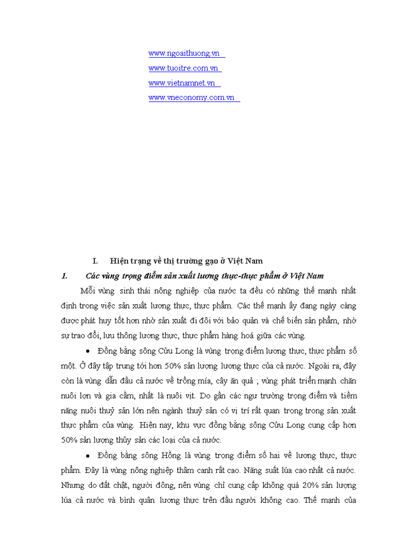 image for page Những biến động của thị trường gạo Việt Nam trong những năm gần đây