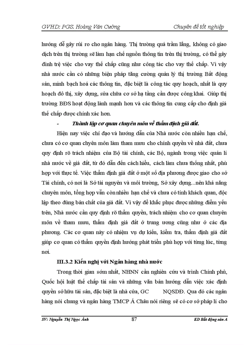 image for page Thực trạng quy trình định giá bất động sản thế chấp tại ngân hàng tmcp á châu
