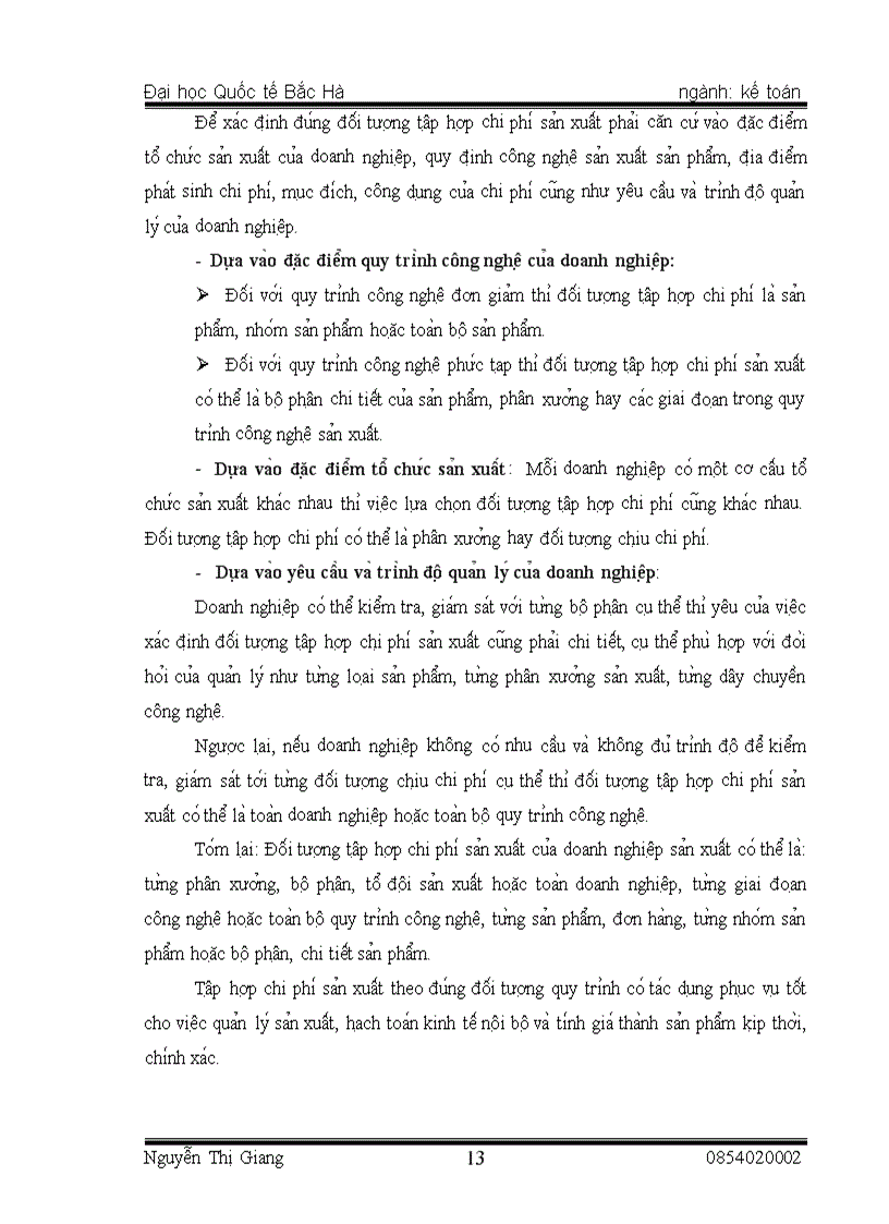 image for page Thực trạng tổ chức kế toán chi phí sản xuất và tính giá thành sản phẩm tại Công ty TNHH NN MTV cơ khí 25