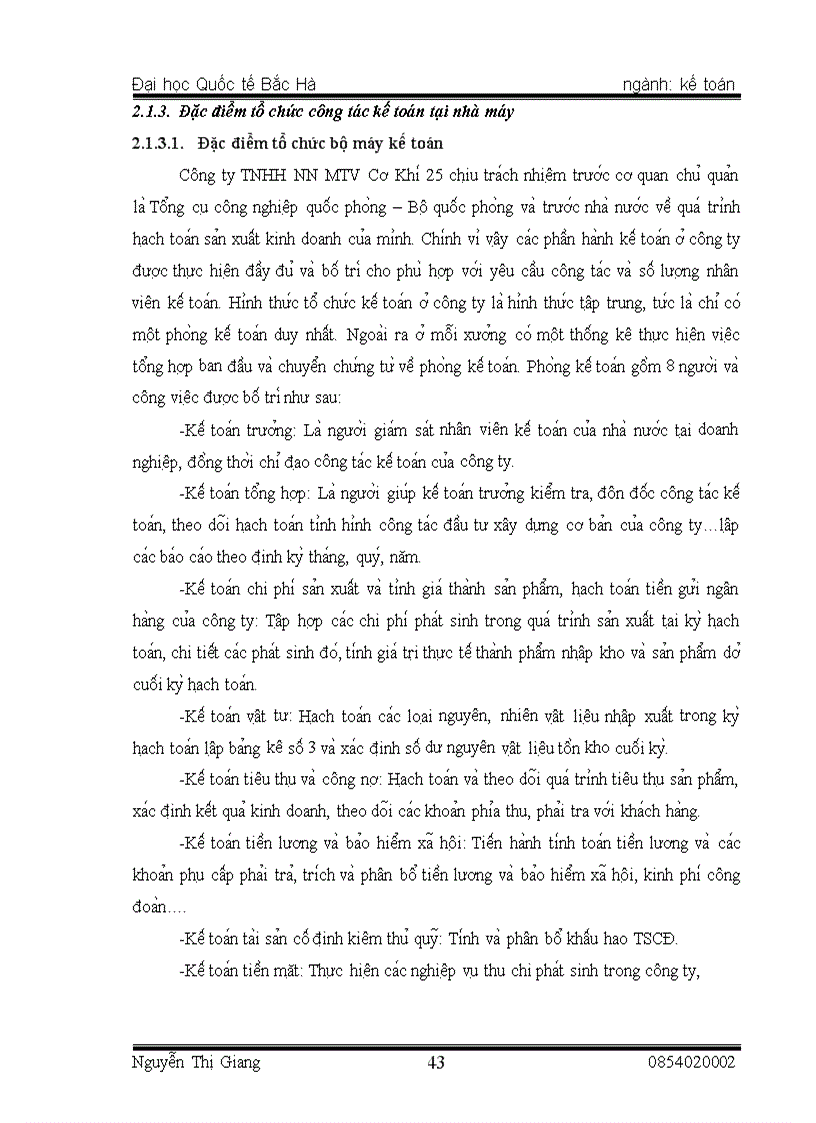 image for page Thực trạng tổ chức kế toán chi phí sản xuất và tính giá thành sản phẩm tại Công ty TNHH NN MTV cơ khí 25