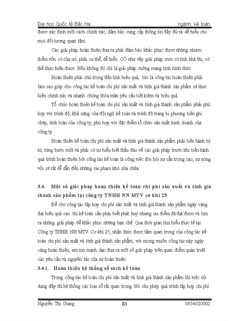 image for page Thực trạng tổ chức kế toán chi phí sản xuất và tính giá thành sản phẩm tại Công ty TNHH NN MTV cơ khí 25
