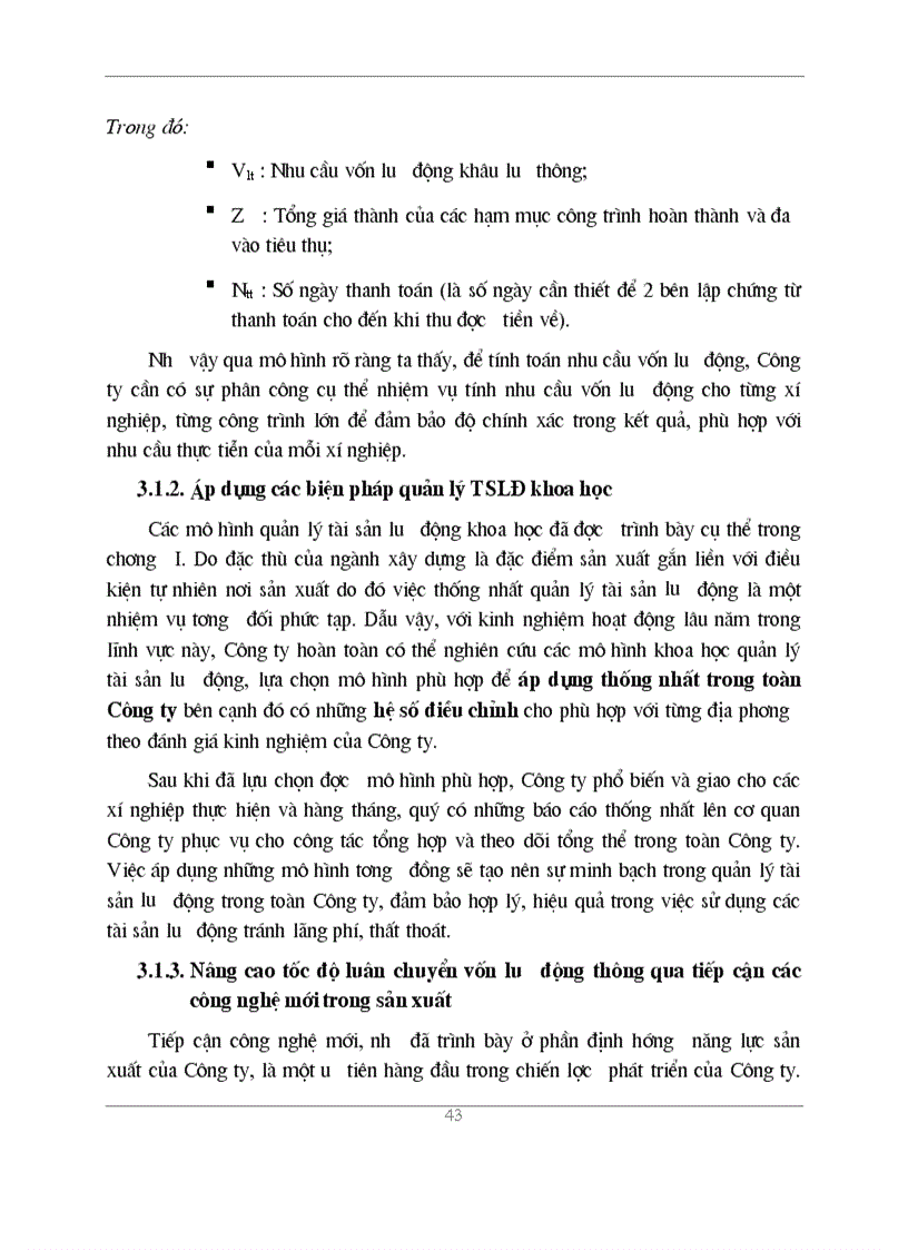 image for page Vốn lưu động và một số giảI pháp nâng cao hiệu quả sử dụng vốn lưu động tại công ty cổ phần Sông đà 5