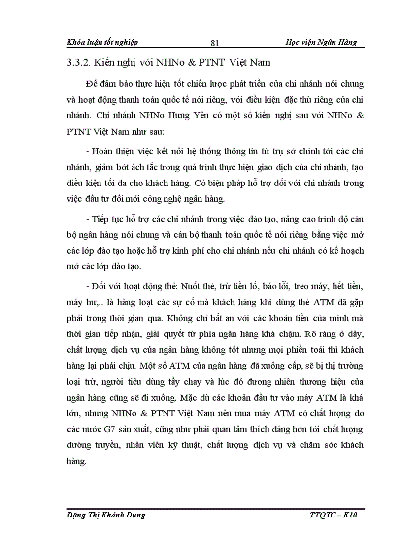 image for page Giải pháp nâng cao hiệu quả hoạt động thanh toán quốc tế tại chi nhánh Ngân hàng nông nghiệp và phát triển nông thôn tỉnh Hưng Yên