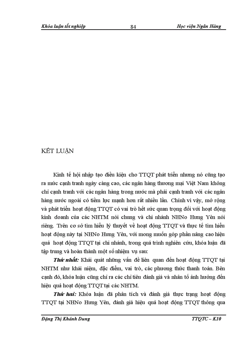 image for page Giải pháp nâng cao hiệu quả hoạt động thanh toán quốc tế tại chi nhánh Ngân hàng nông nghiệp và phát triển nông thôn tỉnh Hưng Yên