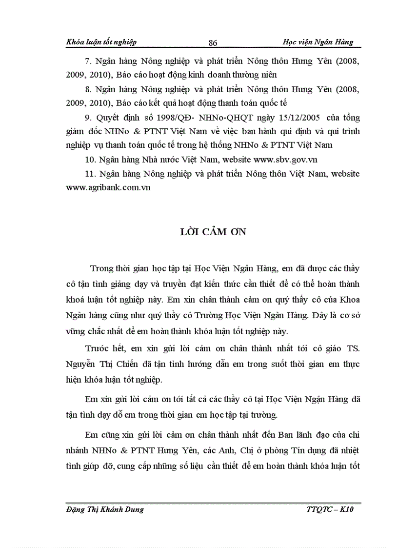 image for page Giải pháp nâng cao hiệu quả hoạt động thanh toán quốc tế tại chi nhánh Ngân hàng nông nghiệp và phát triển nông thôn tỉnh Hưng Yên