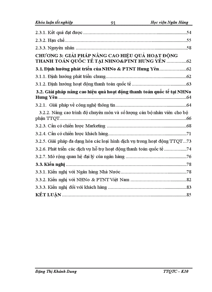 image for page Giải pháp nâng cao hiệu quả hoạt động thanh toán quốc tế tại chi nhánh Ngân hàng nông nghiệp và phát triển nông thôn tỉnh Hưng Yên