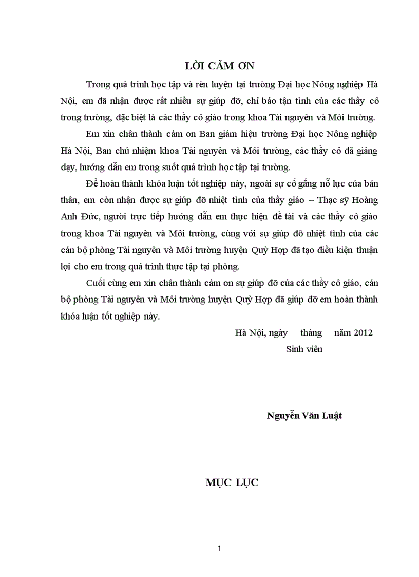 image for page Đánh giá tình hình quản lý và sử dụng đất của huyện Quỳ Hợp tỉnh Nghệ An từ khi có Luật Đất đai 2003 đến nay