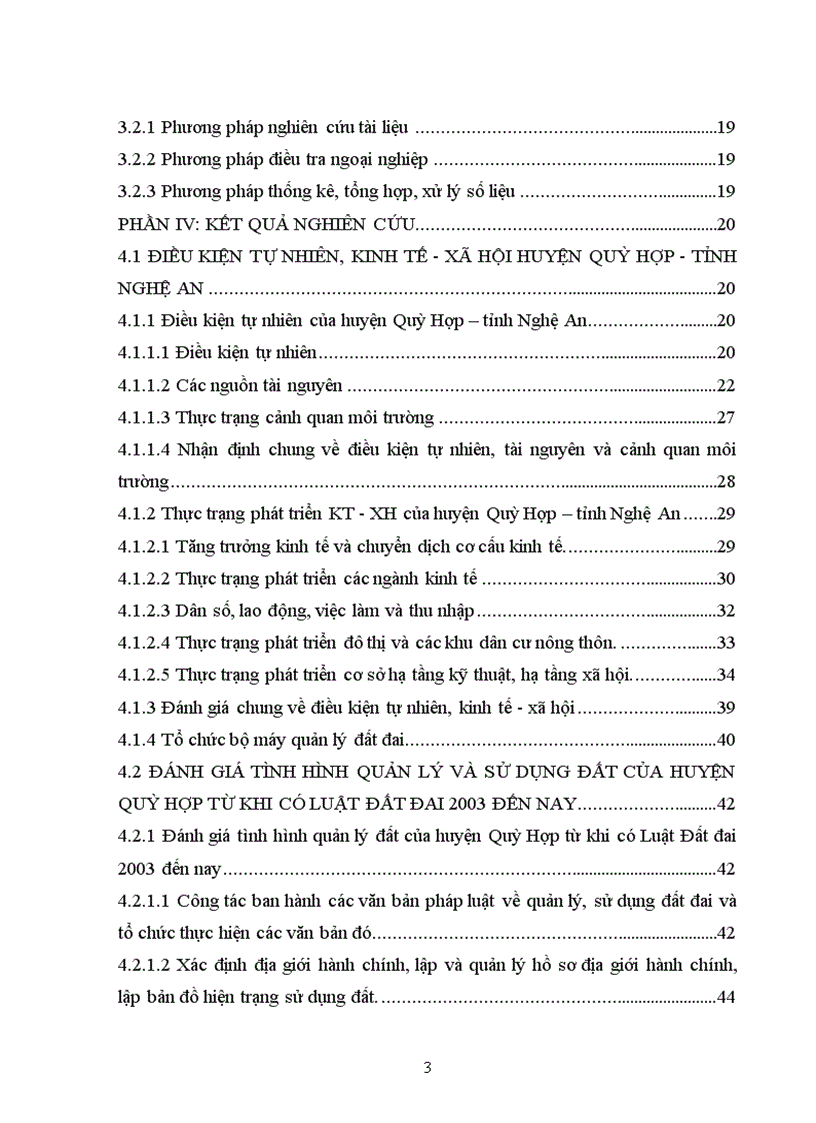 image for page Đánh giá tình hình quản lý và sử dụng đất của huyện Quỳ Hợp tỉnh Nghệ An từ khi có Luật Đất đai 2003 đến nay