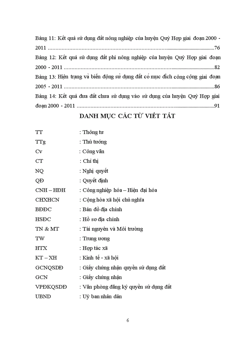 image for page Đánh giá tình hình quản lý và sử dụng đất của huyện Quỳ Hợp tỉnh Nghệ An từ khi có Luật Đất đai 2003 đến nay