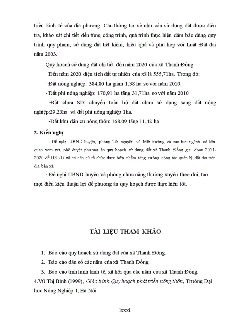 image for page Quy hoạch sử dụng đất giai đoạn 2011 2020 xã Thanh Đồng huyện Thanh Chương tỉnh Nghệ An