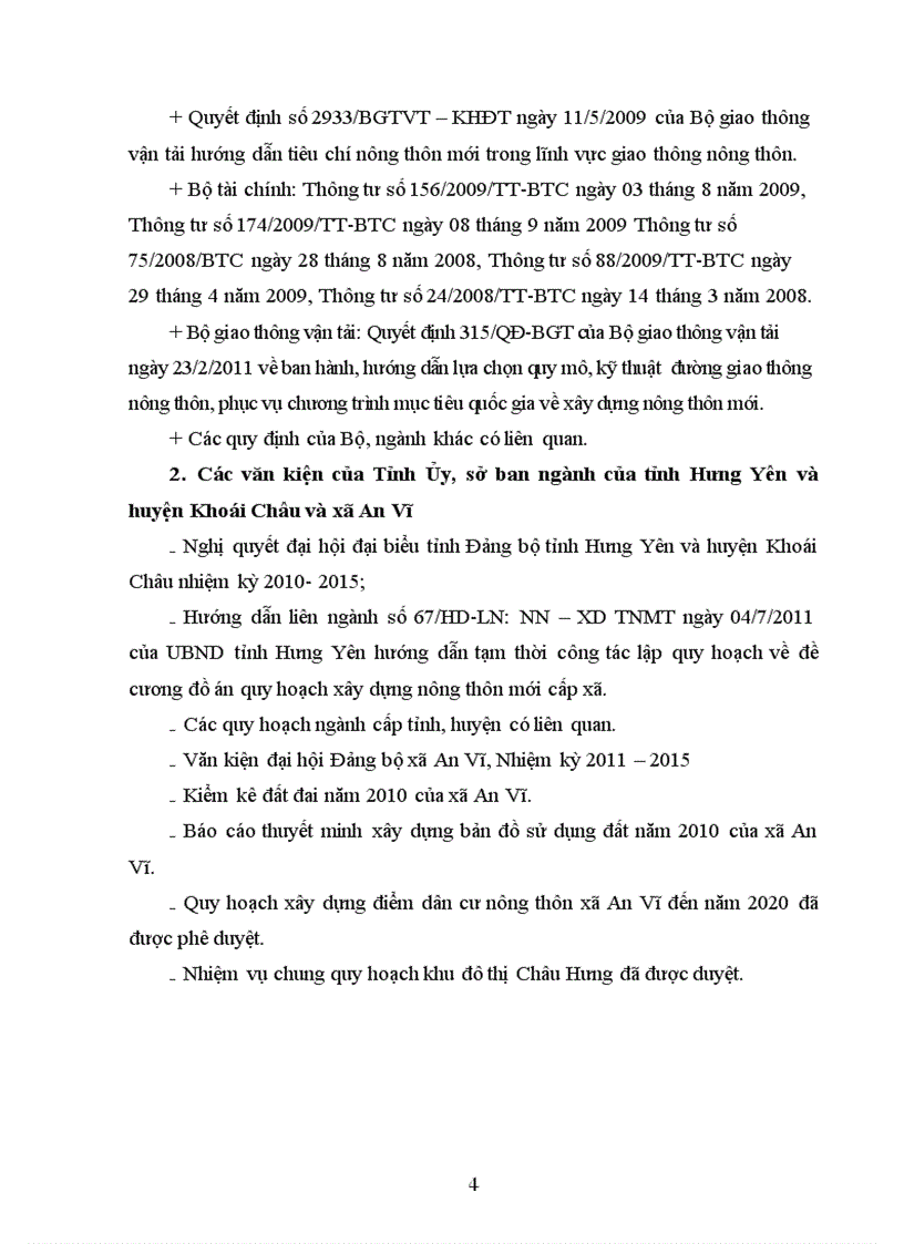 image for page Báo cáo tổng hợp quy hoạch xây dựng nông thôn mới giai đoạn 2011 2020 xã an vĩ huyện khoái châu quy hoạch chung