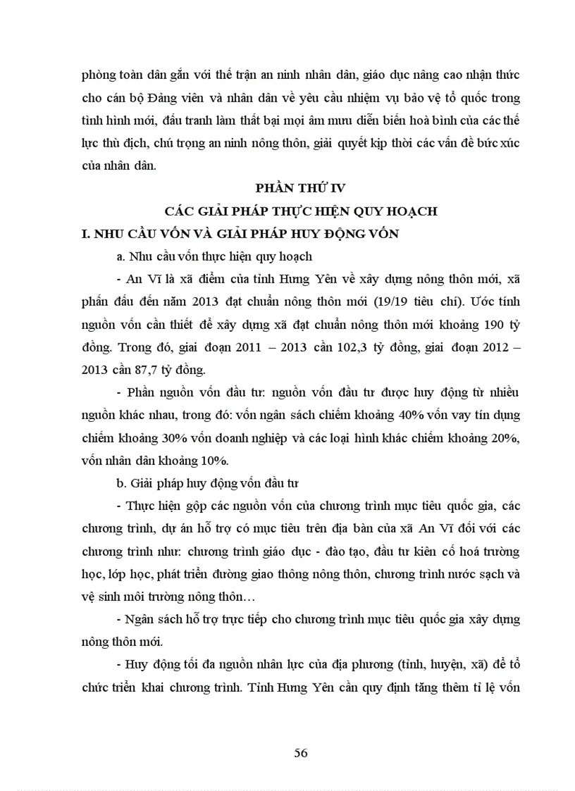 image for page Báo cáo tổng hợp quy hoạch xây dựng nông thôn mới giai đoạn 2011 2020 xã an vĩ huyện khoái châu quy hoạch chung