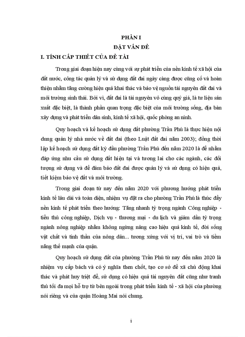 image for page Quy hoạch sử dụng đất phường Trần Phú quận Hoàng Mai thành phố Hà Nội giai đoạn 2011 2020