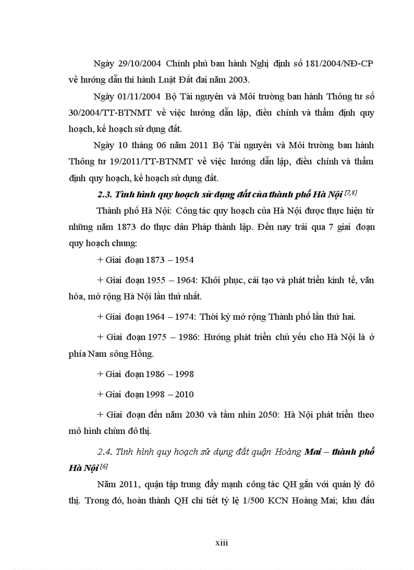 image for page Quy hoạch sử dụng đất phường Trần Phú quận Hoàng Mai thành phố Hà Nội giai đoạn 2011 2020