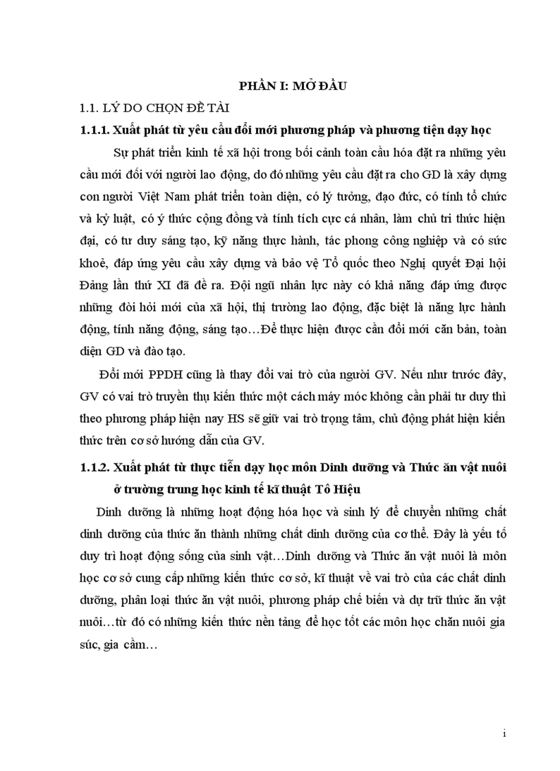 image for page Tình hình dạy học và sử dụng tư liệu dạy học trong dạy học ở trường TH KT KT Tô Hiệu