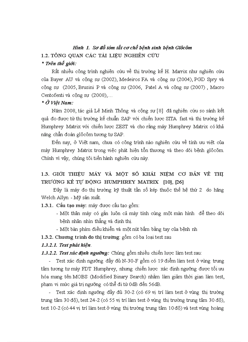image for page Nghiên cứu ứng dụng thị trường kế Humphrey Matrix phát hiện sớm tổn thương thị trường trong bệnh glôcôm góc mở nguyên phát