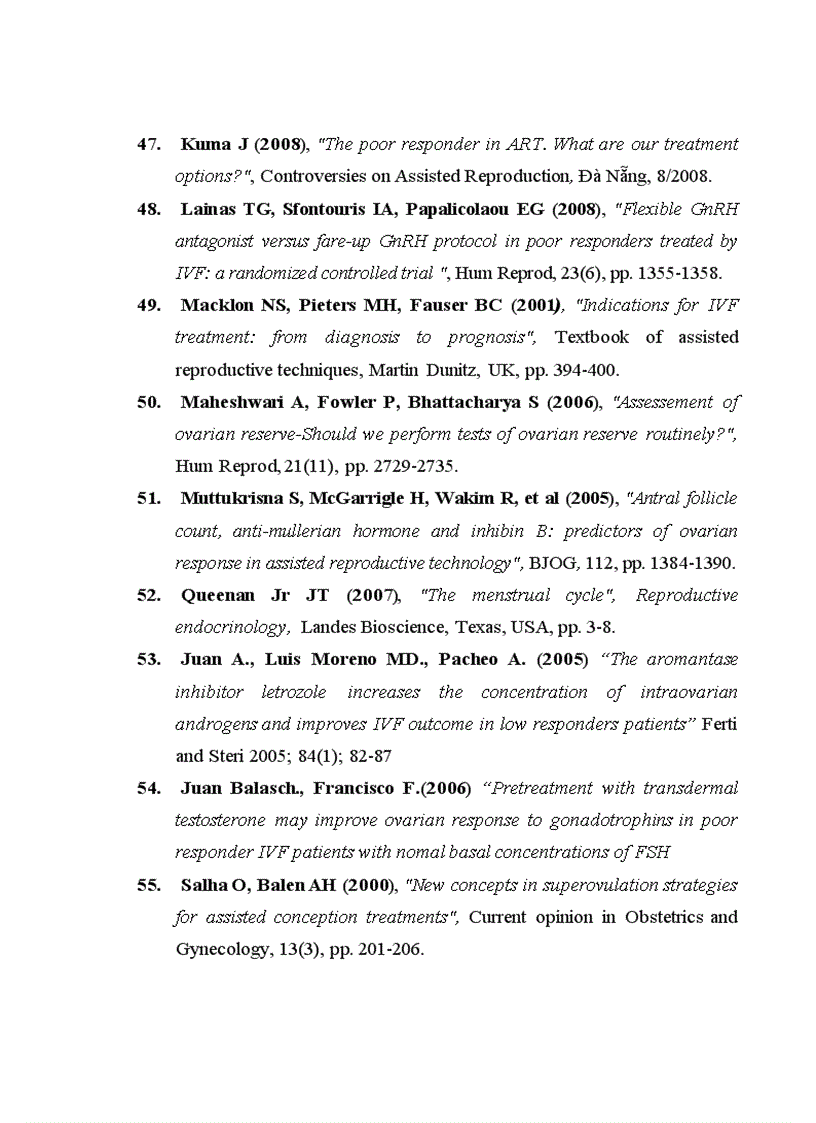 image for page Nghiên cứu hiệu quả của hai phác đồ xử trí buồng trứng đáp ứng kém trong thụ tinh trong ống nghiệm tại bệnh viện phụ sản trung ương 6