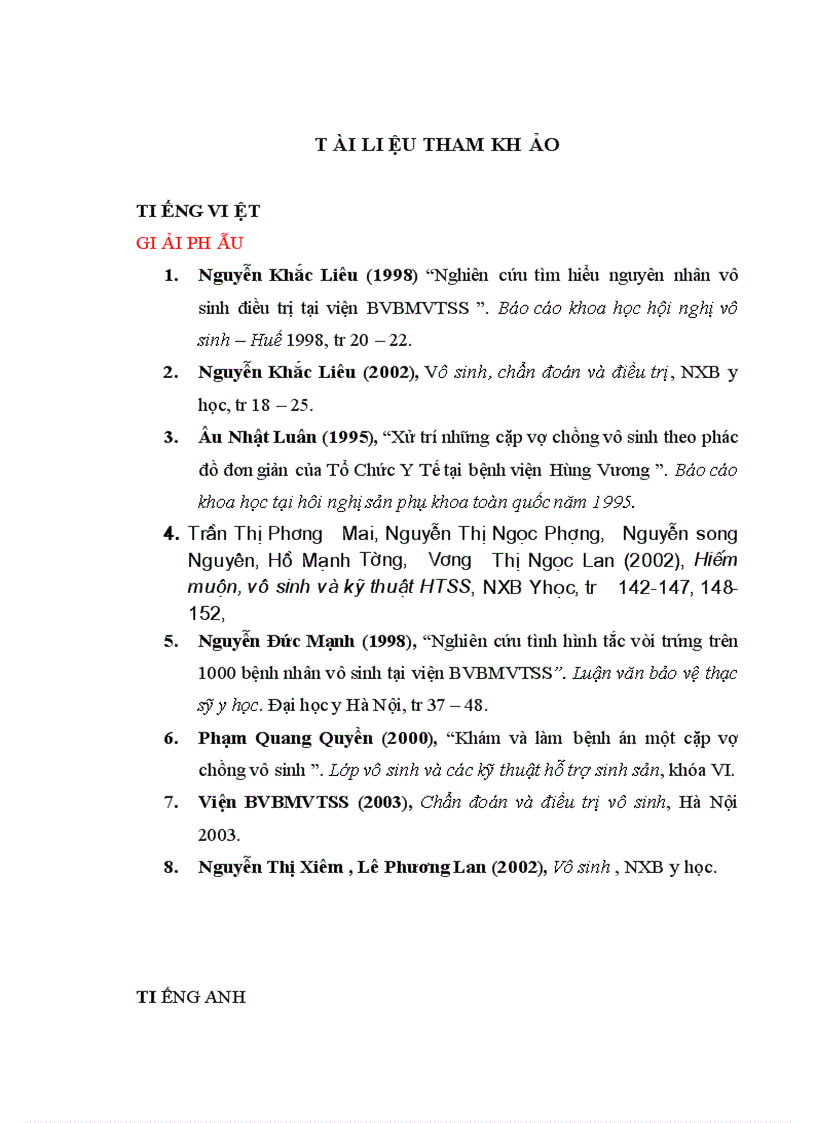 image for page Đánh giá hiệu quả của hai phác đồ xử trí đáp ứng kém với kích thích buồng trứng trong thụ tinh trong ống nghiệm tại bệnh viện Phụ sản trung ương