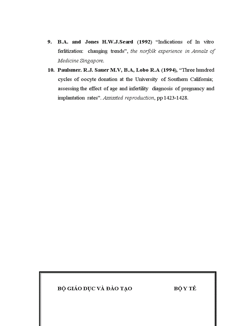 image for page Đánh giá hiệu quả của hai phác đồ xử trí đáp ứng kém với kích thích buồng trứng trong thụ tinh trong ống nghiệm tại bệnh viện Phụ sản trung ương