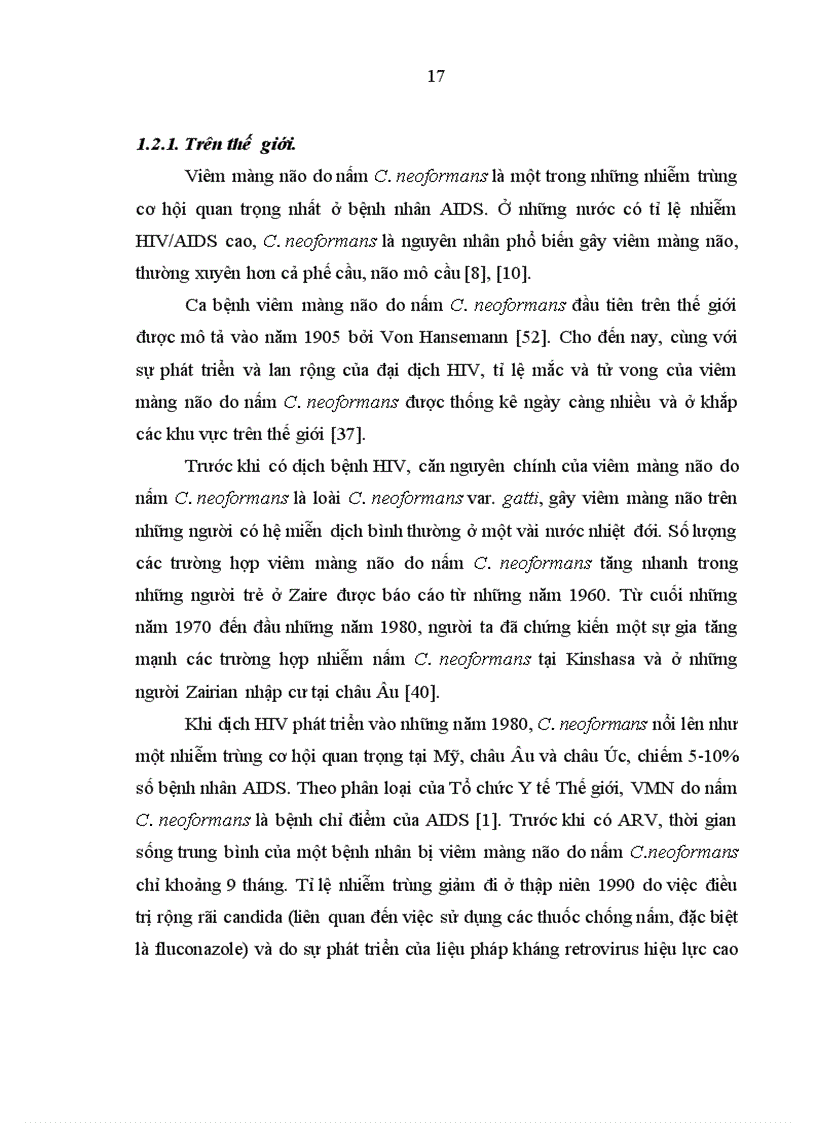 image for page Bước đầu đánh giá kết quả điều trị viêm màng não do C neoformans ở bệnh nhân AIDS tại Bệnh viện Bệnh Nhiệt đới Trung ương từ 01 01 2007 đến 30 04 201