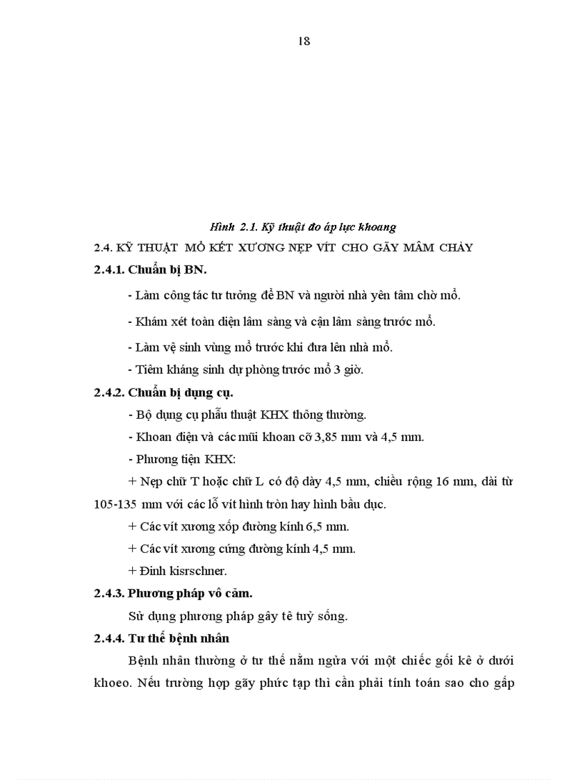 image for page Nghiên cứu sự thay đổi áp lực khoang và đánh giá kết quả điều trị gãy kín mâm chày bằng kết xương nẹp vít